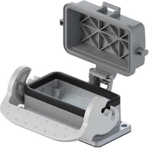 Wieland Electric Gehäuseunterteil 70.325.0628.0 aus Aluminium in Grau - Bild 1