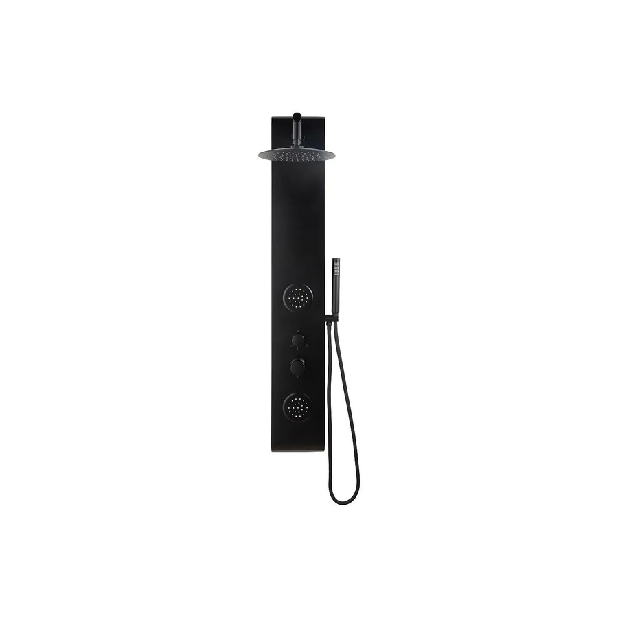 Vente-unique Duschsäule Jubida Schwarz Breite: 20 cm - Bild 2