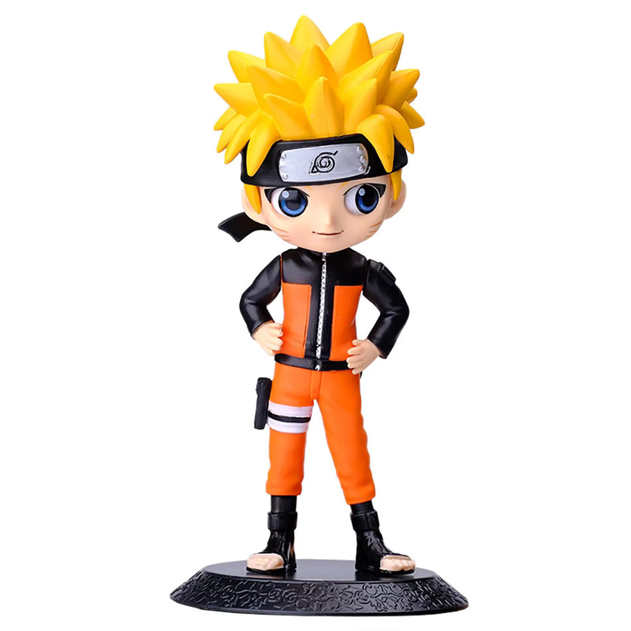Bandai Anime Naruto Charakter Uzumaki Naruto und Uchiha Sasuke PVC Modell Ornament in Multicolor, Höhe: 15,5 cm - Bild 2