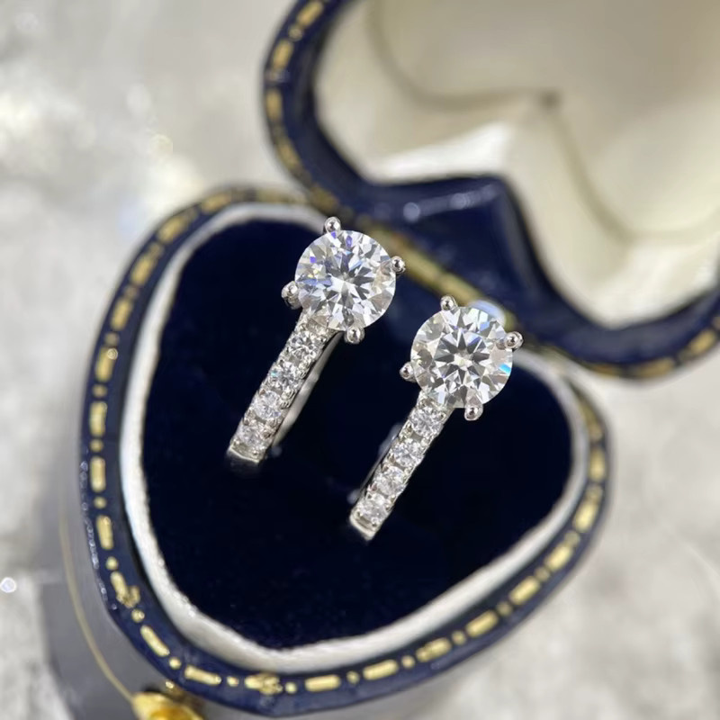JoyceJelly Ohrringe, 925 Silber, Diamant, Damen - Bild 3