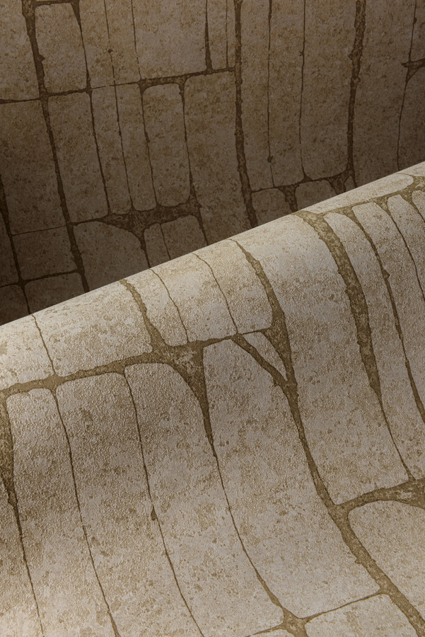 Arte Wallpaper Essentials Solco - Beige, geometrisches Abstract-Design, Non-Woven Tapete - Bild 2