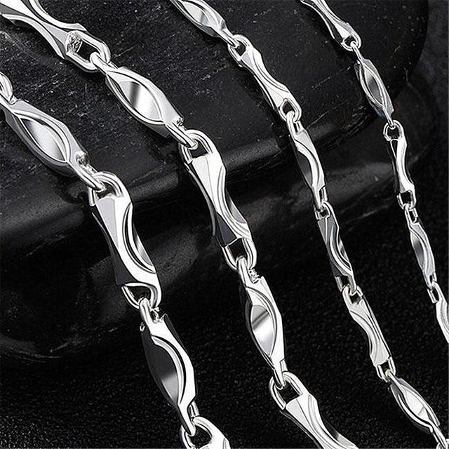 SAGEN Halskettenanhänger 925 Silber, Schwarz, Unisex, 55,88 cm - Bild 1