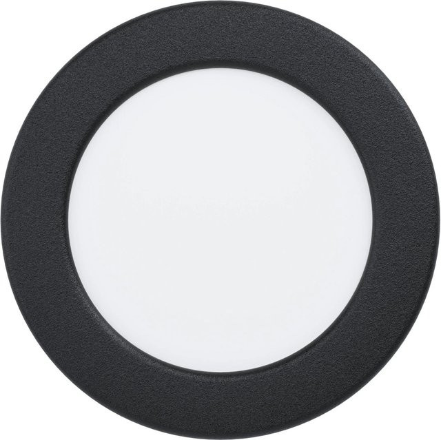 Eglo LED-Einbauspot Fueva 5 in Schwarz mit 4.000K neutralweißem Licht, Durchmesser: 11,7 cm - Bild 1