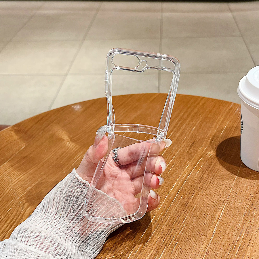 Transparente TPU-Schutzhülle für Samsung Galaxy Z Flip 8, 7, 6, 5 5G - Bild 2