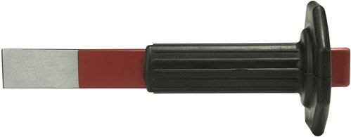 Connex Schlitzmeißel mit Gummihandschutz aus Metall in Rot, B/T/H: 28 x 7 x 240 mm - Bild 1