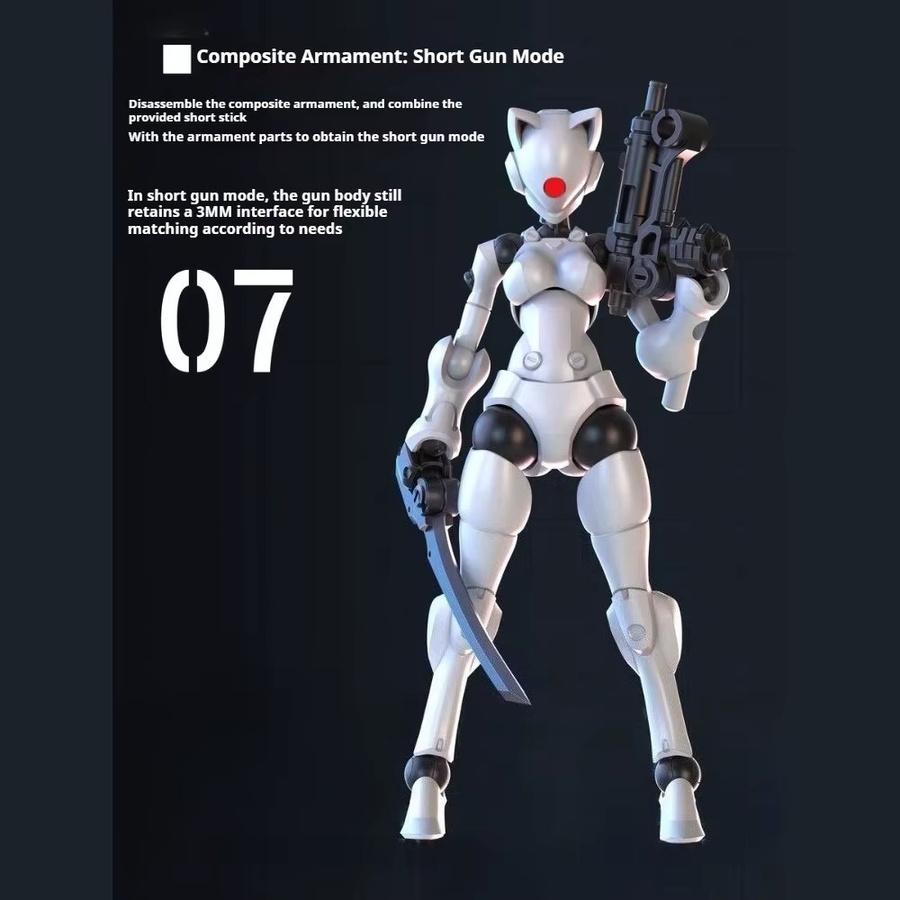 SHEIK MAINLAND 3MIN PROJECT A Swift Female Mutant, Actionfigur, 1 Stück - Bild 4