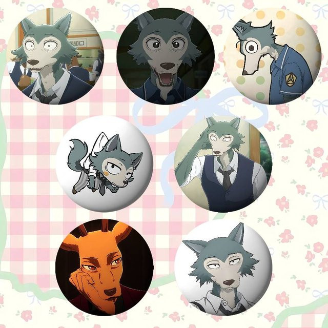 Bilibili Anstecknadel Anime B-Beastars, Metall, Bunt - Bild 1