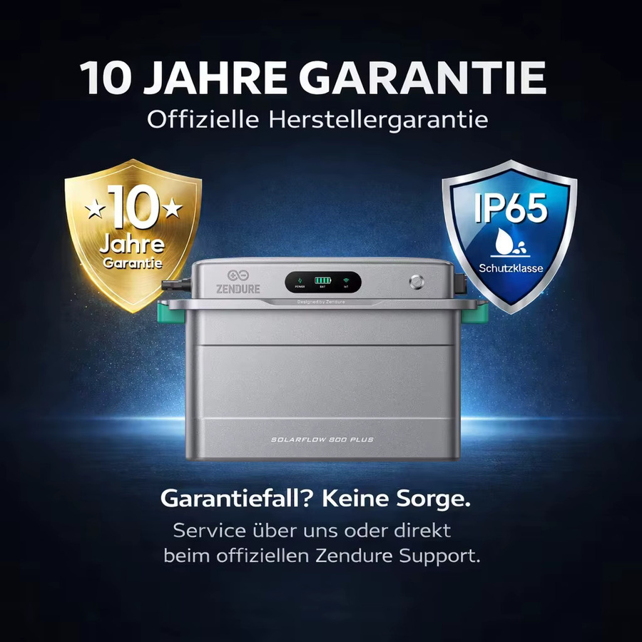 Zendure SolarFlow 800 Plus Solarsystem mit 1,92kWh Kapazität und 2x 500W Solarmodulen in Grau - Bild 6