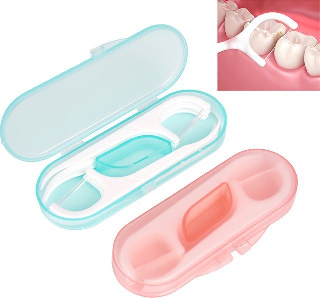muduoban Zahnseidebox, 10 Packungen à 100 Stück, Unisex - Bild 1
