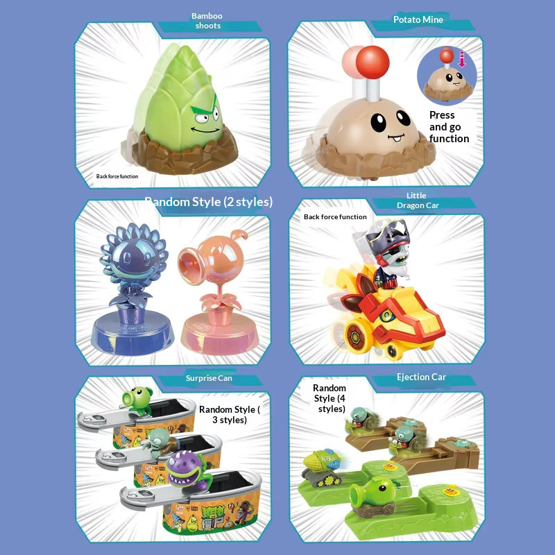MINISO Plants Vs. Zombies Punch-Out Surprise Blind Box, Set, ab 3 Jahren - Bild 2