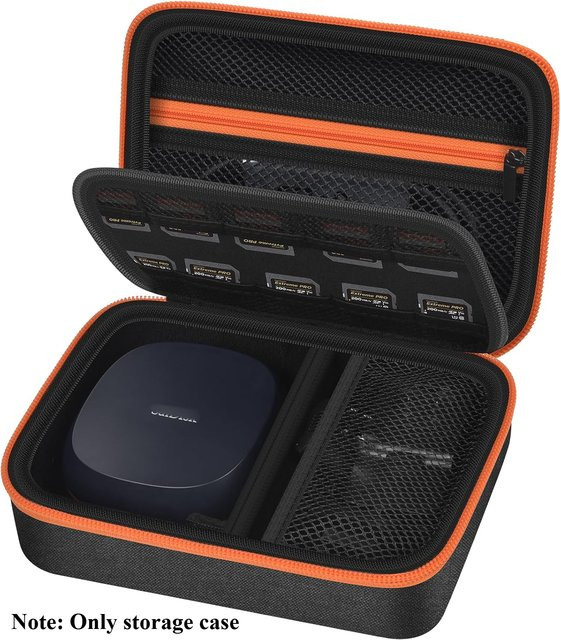 Paiyule Gehäuse für SanDisk Desk Drive SSD und SD-Karten, Schwarz - Bild 1