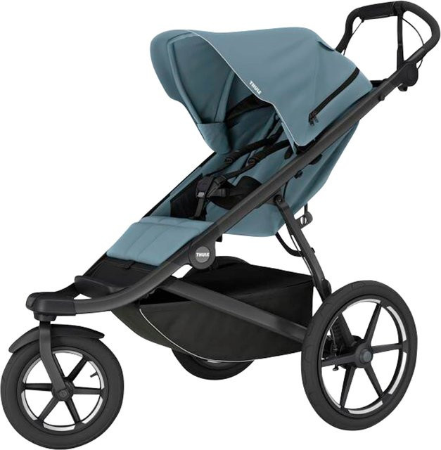 Thule Kombikinderwagen Urban Glide 3 Magnetic Buckle Travel-Set 4in1 in Blau inklusive Babyschale Maple und Isofix-Basis Alfi - Bild 1