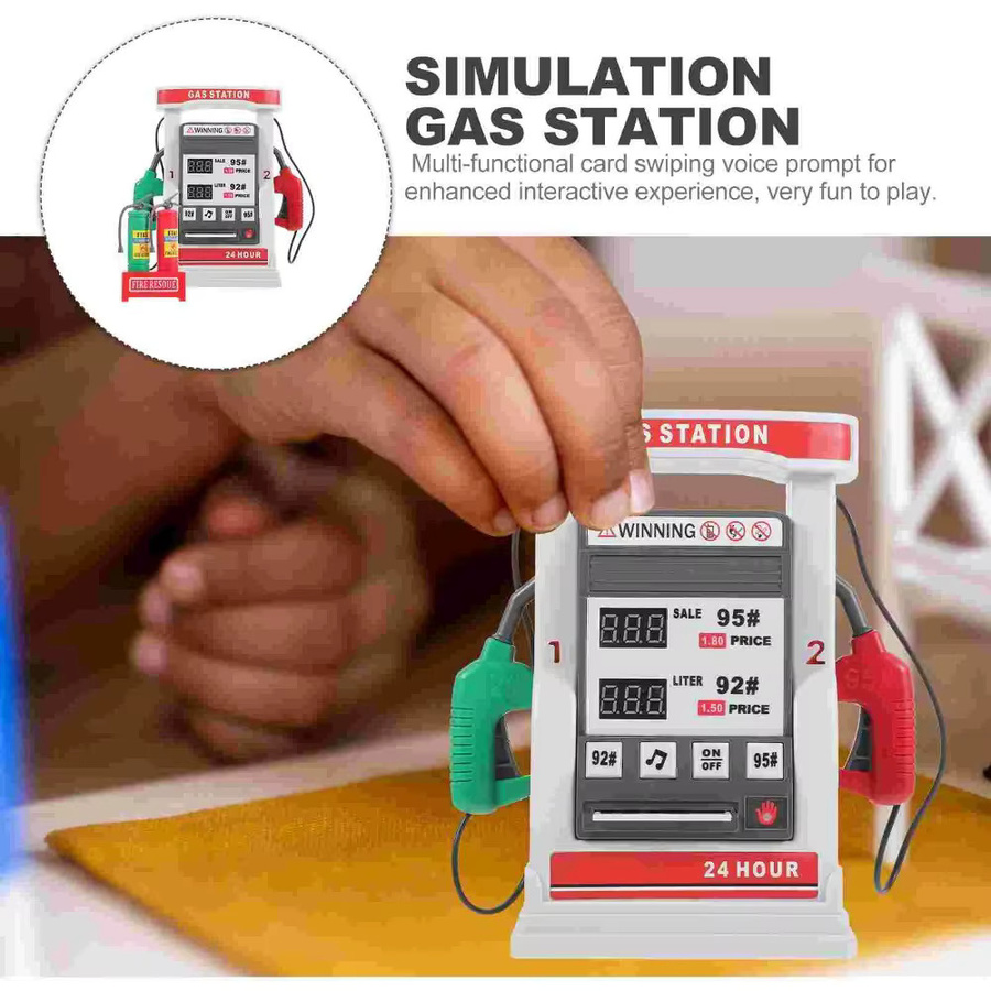 GGbell Benzin Pumpe Spielzeug, Simulation Auto Benzin Station, Pädagogisches Spielzeug - Bild 1