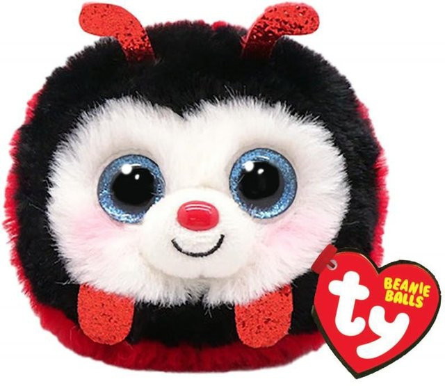 Ty Izzy Ladybug Puffies Kuscheltier, ab 3 Jahre - Bild 1