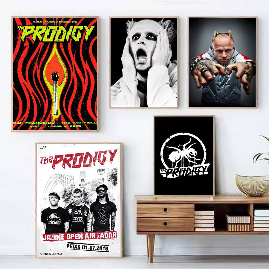 The Prodigy Poster-Aufkleber Wandkunst in Mehrfarben als wasserfester Aufkleber für deine Heimdekoration - Bild 2