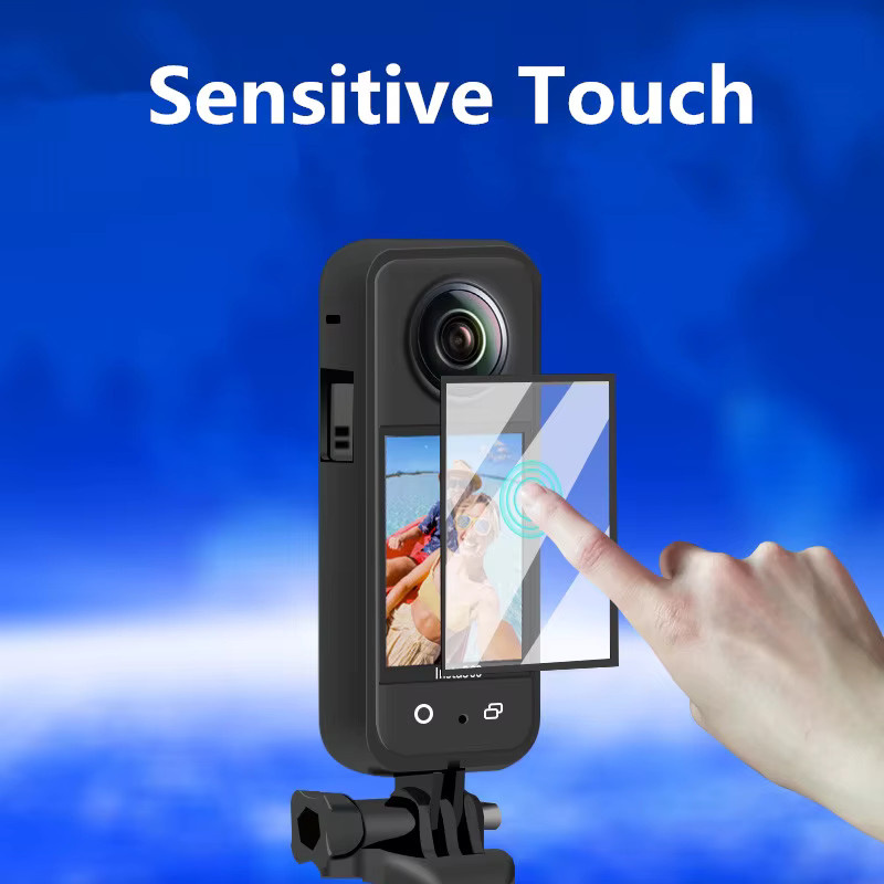Kratzfester gebogener Displayschutz für Insta360 One X3 in Transparent - Bild 3