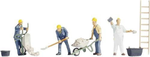 NOCH H0 Modellbaufigur Maurer bemalt stehend - Bild 1