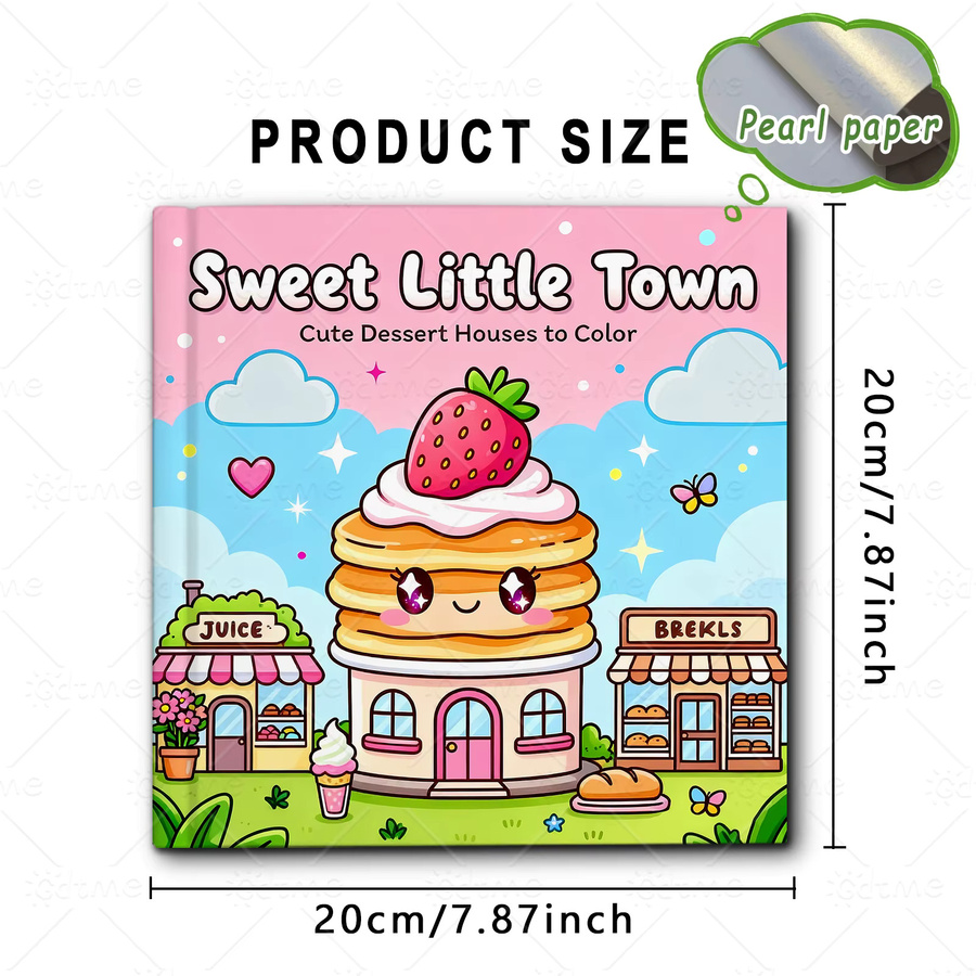 Sweet Little Town, Malbuch - Bild 2