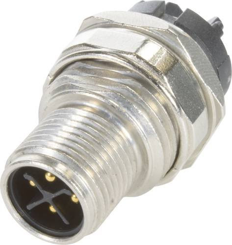 HARTING Leiterplattenadapter 21033091430 aus Messing in Silber mit 4 Polen - Bild 1