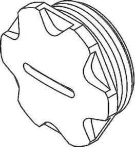 HKL Verschlussschraube 514GFKM20 aus Nylon in Grau - Bild 1