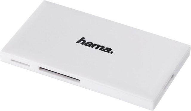 Hama USB 3.0 Multi-Kartenleser für SD, microSD, CF und MS in Weiß - Bild 1