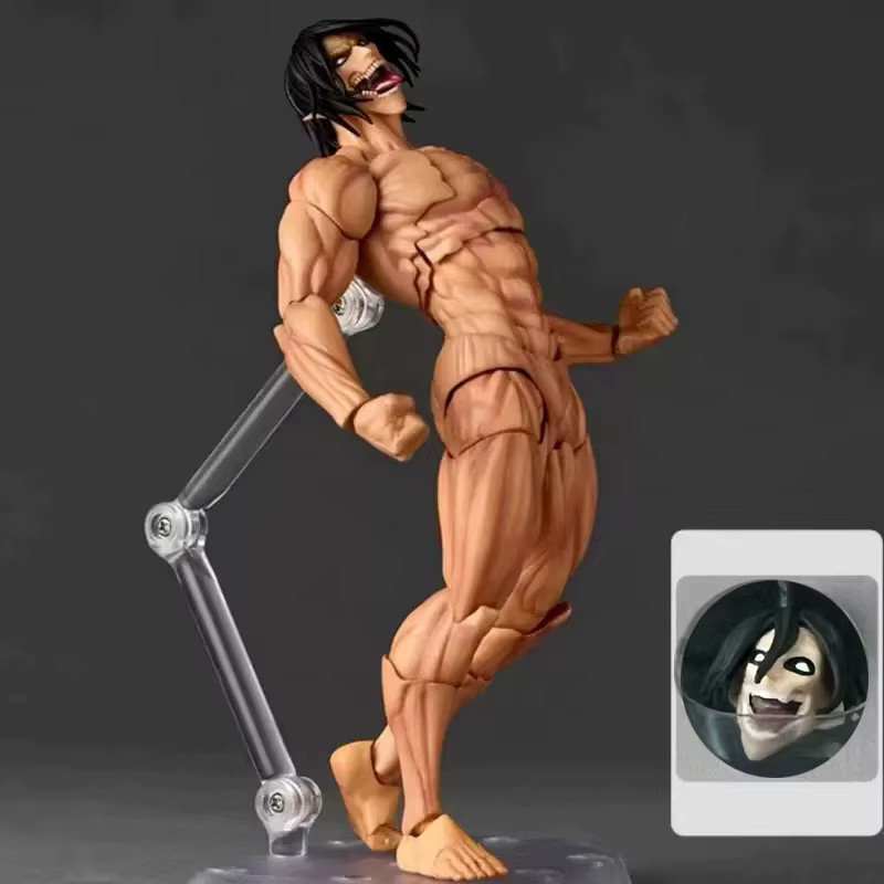 Kaiyodo Attack On Titan Eren Jaeger Actionfigur, PVC-Modell - Bild 2