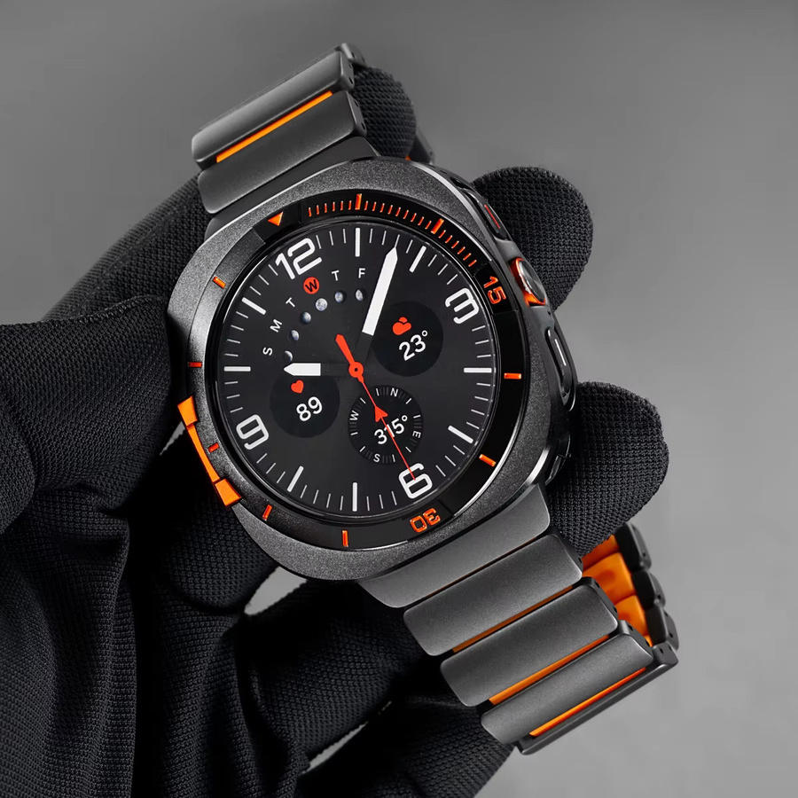 CHIICSMART Uhrenarmband Titan-Silikon, Metallgehäuse, Samsung Galaxy Watch Ultra 47mm, Unisex - Bild 1