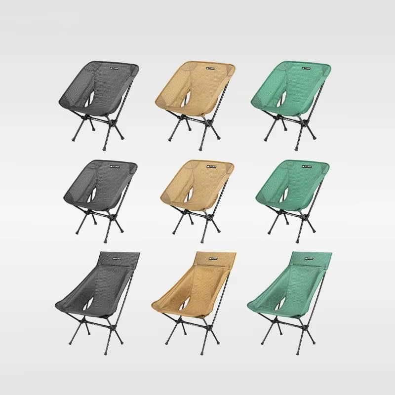 3 F UL GEAR Tragbarer Klappbarer Campingstuhl Ultraleicht für Outdoor, Angeln und Reisen, Farbe: Schwarz - Bild 2