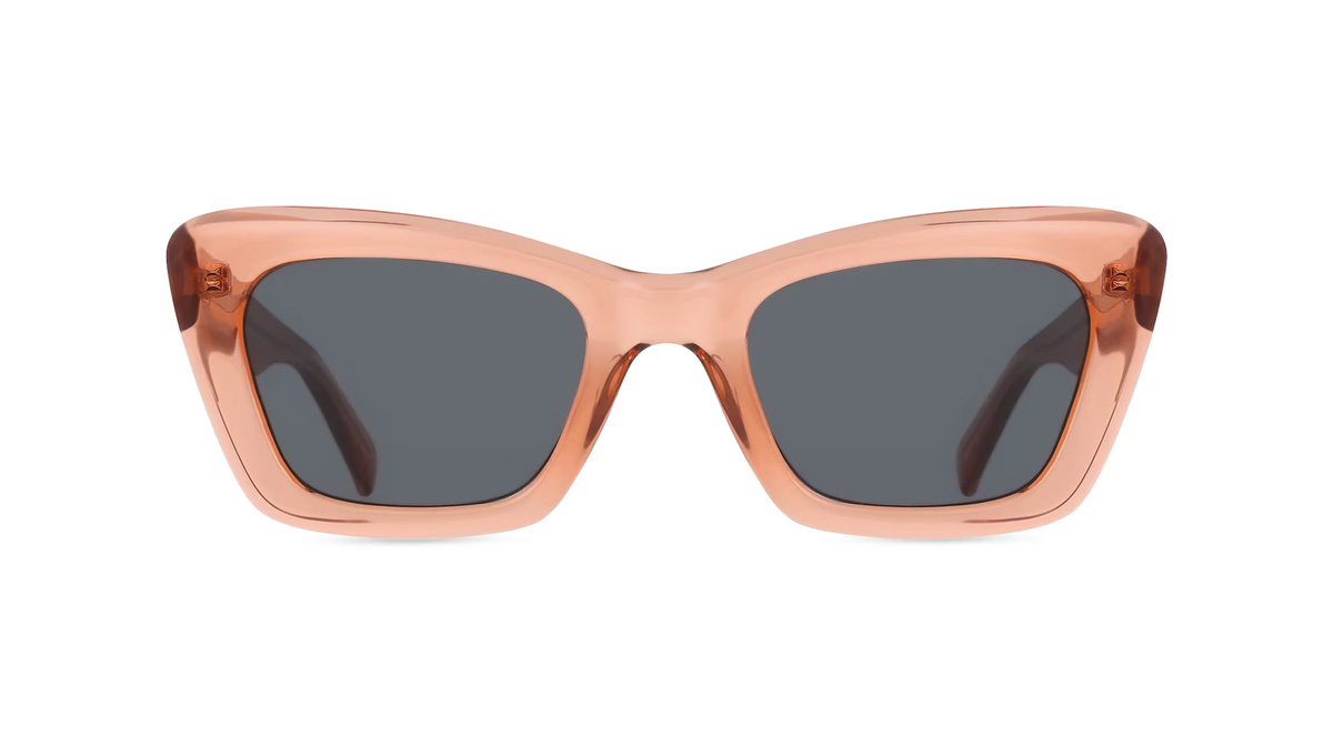 Fackelmann Sonnenbrille, Butterfly, Acetat, orange, Damen - Bild 1