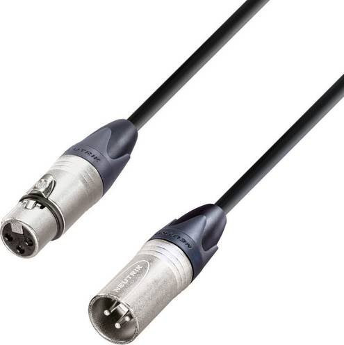 AH Cables XLR Verbindungskabel Schwarz 5,00 m (1x XLR-Buchse - 1x XLR-Stecker) - Bild 1