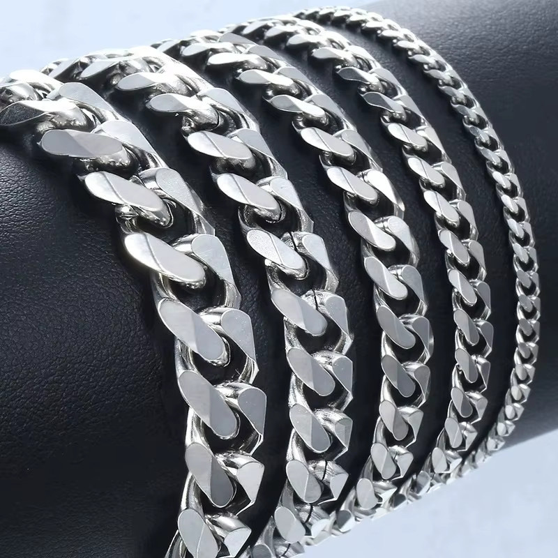 DAIPAN Kette Armband, Edelstahl, Silber, Unisex - Bild 3