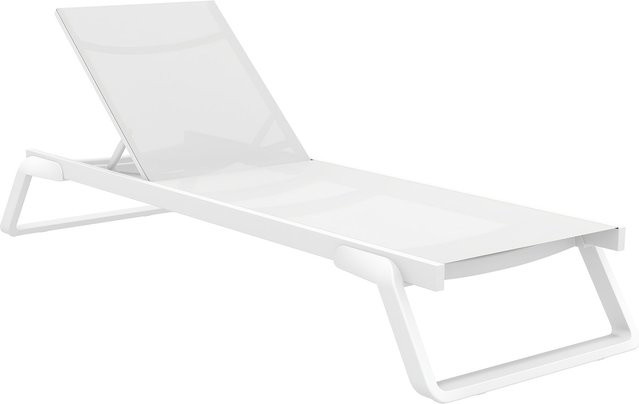 CLP Sonnenliege Tropic aus GFK mit Rollen und verstellbarer Rückenlehne für Garten und Terrasse - Bild 1