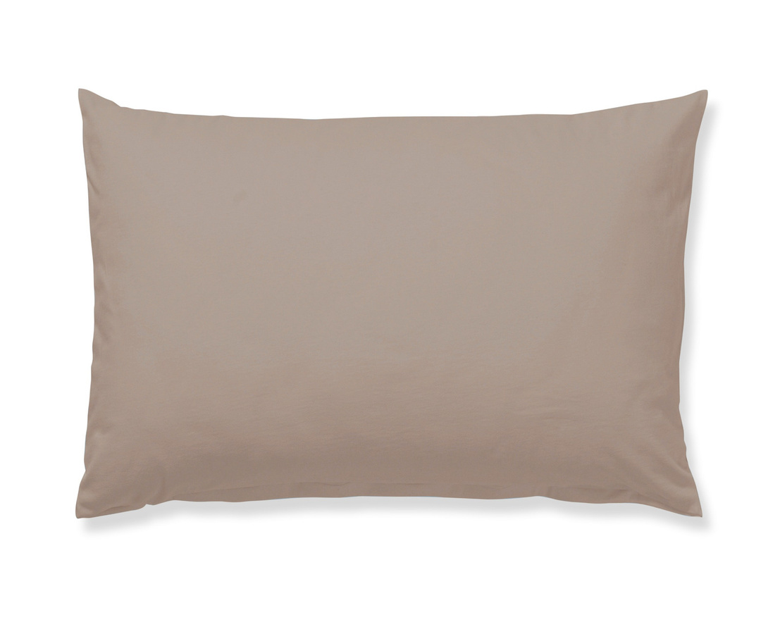 2er-Pack Janine Jersey Kissenbezüge aus 100% Baumwolle, Farbe: Beige, B/H: 40 x 60 cm - Bild 1