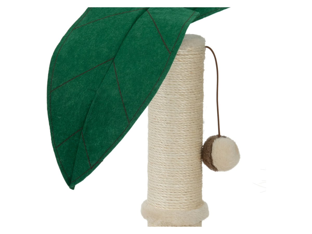 ZOOFARI Kratzbaum Palme mit Hängematte und Tipi in Beige aus Holz - Bild 2