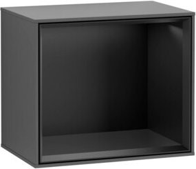 V&B Finion Regalmodul mit integrierter LED-Beleuchtung, Anthrazit matt, B/H/T: 41,8 x 35,6 x 27 cm - Bild 1