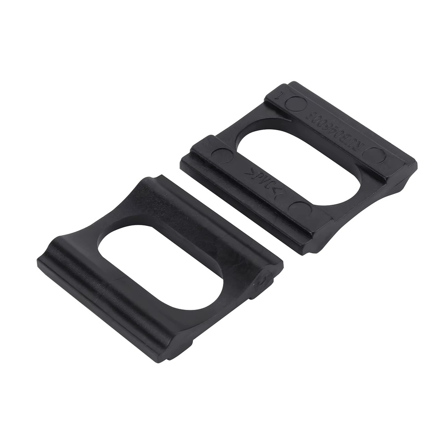 Hailong Akku-Montage-Pad-Adapter für G56 G70 G80 EBike, 1 Paar gummierte Halterungsabstandshalter in Schwarz zur Umrüstung von Elektrofahrrädern - Bild 1