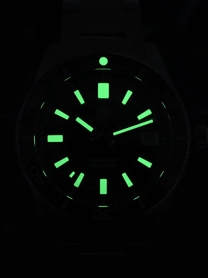 San Martin Armbanduhr, Automatik, Edelstahl, 39 mm, Herren, Kautschukarmband - Bild 3