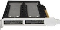 Icy Dock MB842MP-B Wechselrahmen für SSD PCIe USB Expansion Card in Schwarz - Bild 1