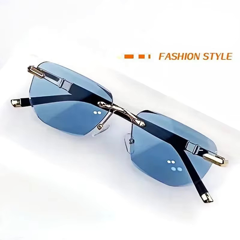 Herren Lesebrille, randlos, rechteckig - Bild 2