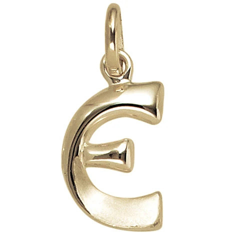 Colfem Anhänger Buchstabe E, 375 Gelbgold, Unisex - Bild 1