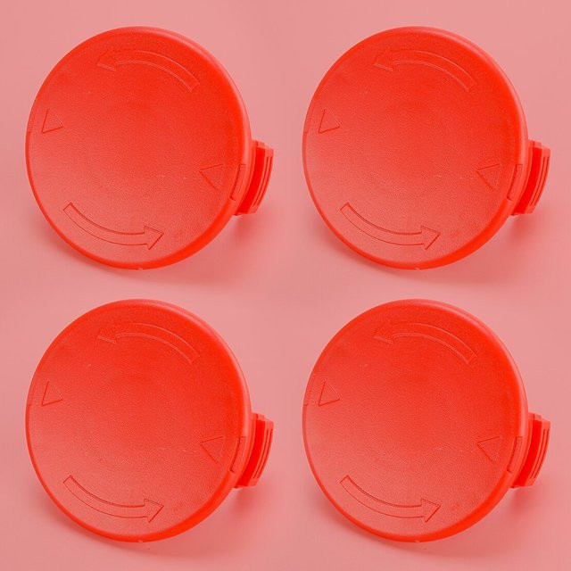 4er-Set Spulenabdeckung TLE-03-1 in Rot passend für Einhell GE CT 18/28 Li TC Rasentrimmer - Bild 1