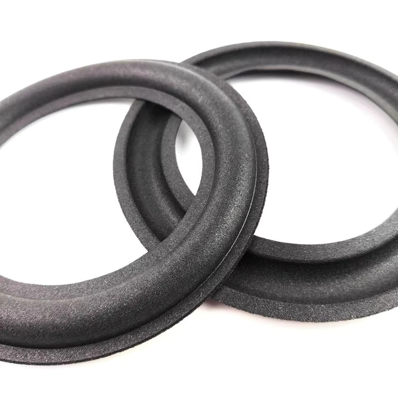 2 Stück Lautsprecher-Schaumstoffkante Reparatur-Set für Focal Subwoofer in Schwarz, 7 Zoll, 172 mm x 187 mm - Bild 2