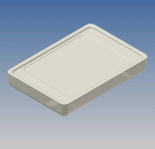 TEKO Universal-Gehäuse 436.15 aus Stahl in Weiß, B/T/H: 63,5 x 44 x 9,5 cm - Bild 1