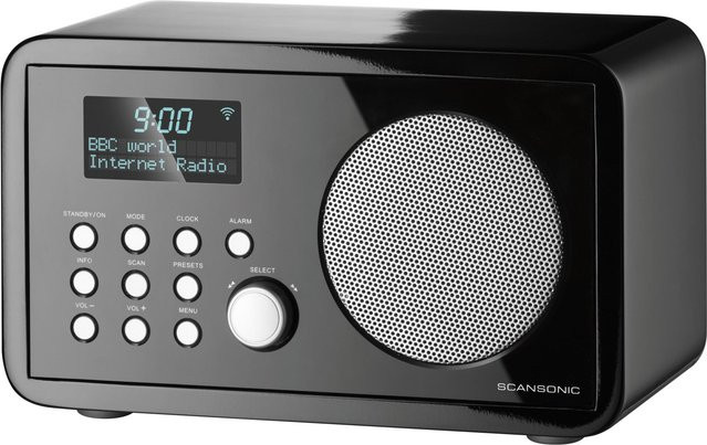 Scansonic IN 200 Internetradio in Schwarz - Bild 1