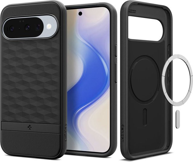 Spigen Caseology Parallax MagSafe Schutzhülle für Google Pixel 10 Pro und Google Pixel 10 in Mattschwarz - Bild 1