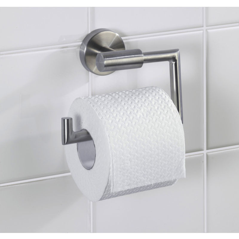 Wenko Toilettenpapierhalter Bosio aus Edelstahl in Silber, B/T/H: 10,5 x 15 x 6,5 cm - Bild 2