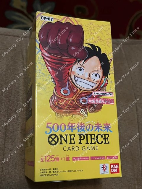 BANDAI One Piece Mighty Enemies OP-07 Booster BOX, Kartenspiel, ab 9 Jahren - Bild 1