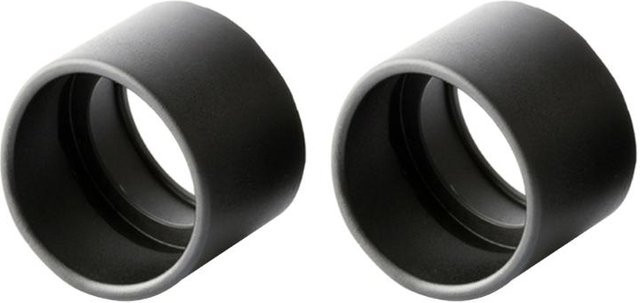 SoleMemory Gummi Okularabdeckung in Schwarz für Stereomikroskop, Teleskop, Monokular und Fernglas mit 32mm-36mm Durchmesser - Bild 1