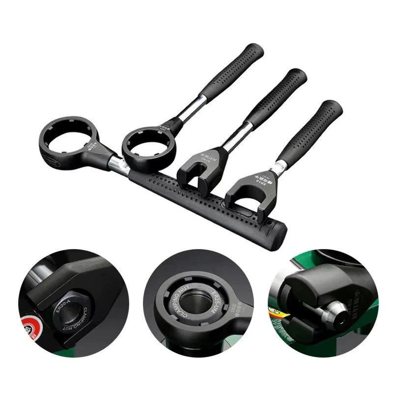 SYS CNC Hochwertiger Schraubenschlüssel für ER16 ER20 ER25 ER32 ER40 BT30 BT40 BT50 Zugbolzenschlüssel und Zugnagelschlüssel - Bild 3