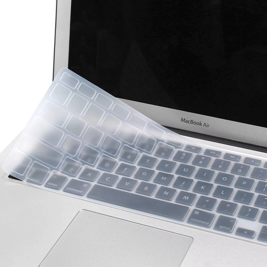 Transparente Silikon-Tastaturabdeckung für Apple MacBook Air und MacBook Pro (M1, M2, M3 Chip Modelle) - Bild 4